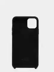 Черный чехол Silicone Case для iPhone 11 Pro Max, силиконовый на айфон