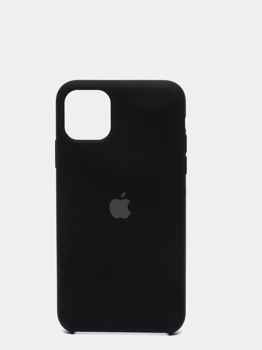 Черный чехол Silicone Case для iPhone 11 Pro Max, силиконовый на айфон