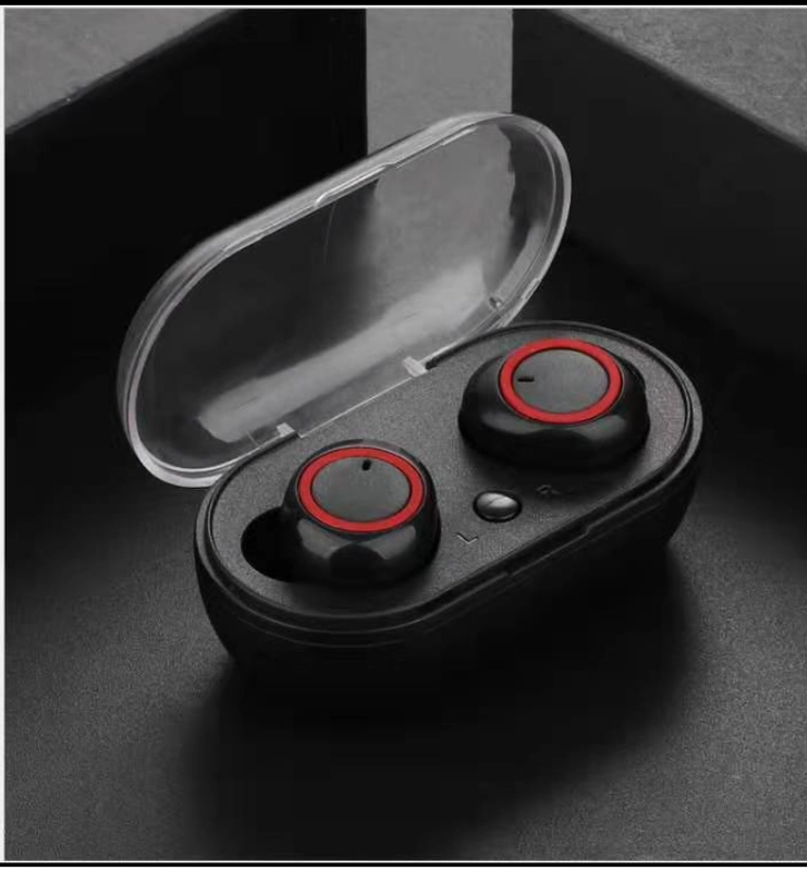 Беспроводные наушники компактные TWS BT, Bluetooth-гарнитура 5.0, зарядный кейс, Android