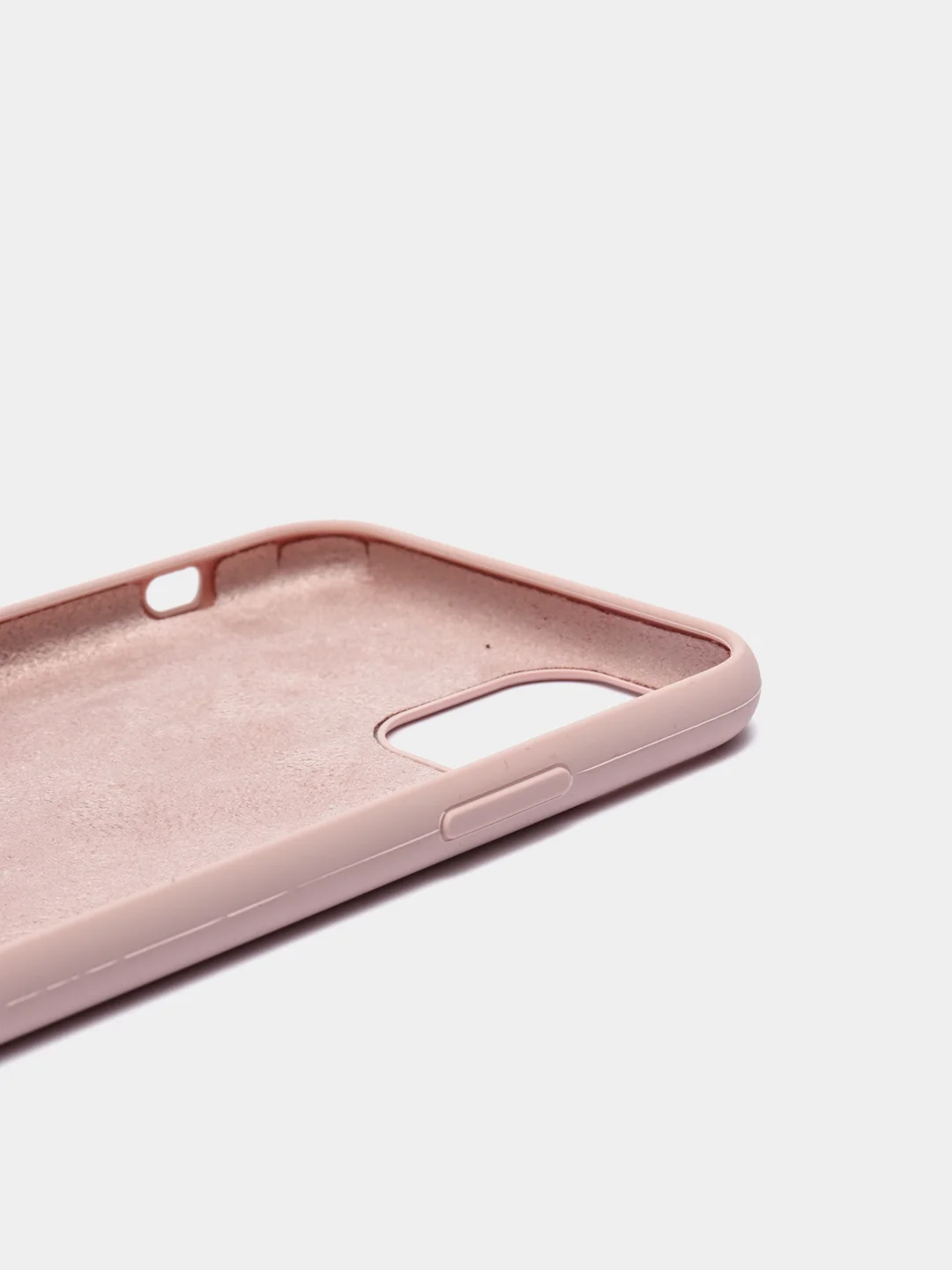 Бежевый меланж чехол Silicone Case для iPhone 11 Pro Max, силиконовый на айфон