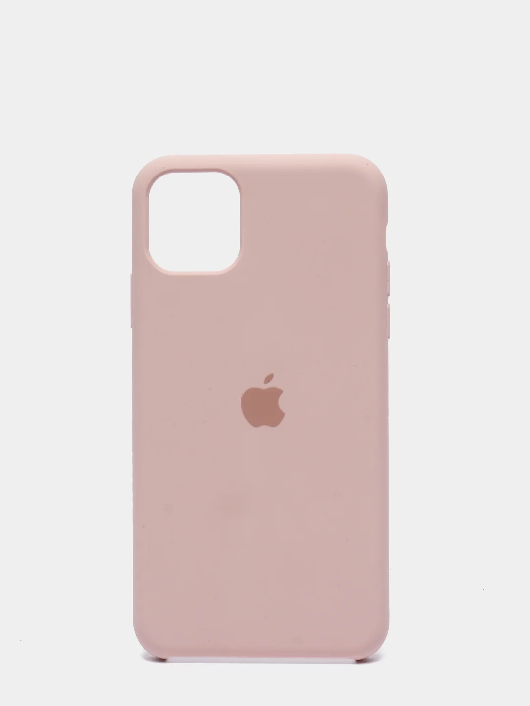 Бежевый меланж чехол Silicone Case для iPhone 11 Pro Max, силиконовый на айфон
