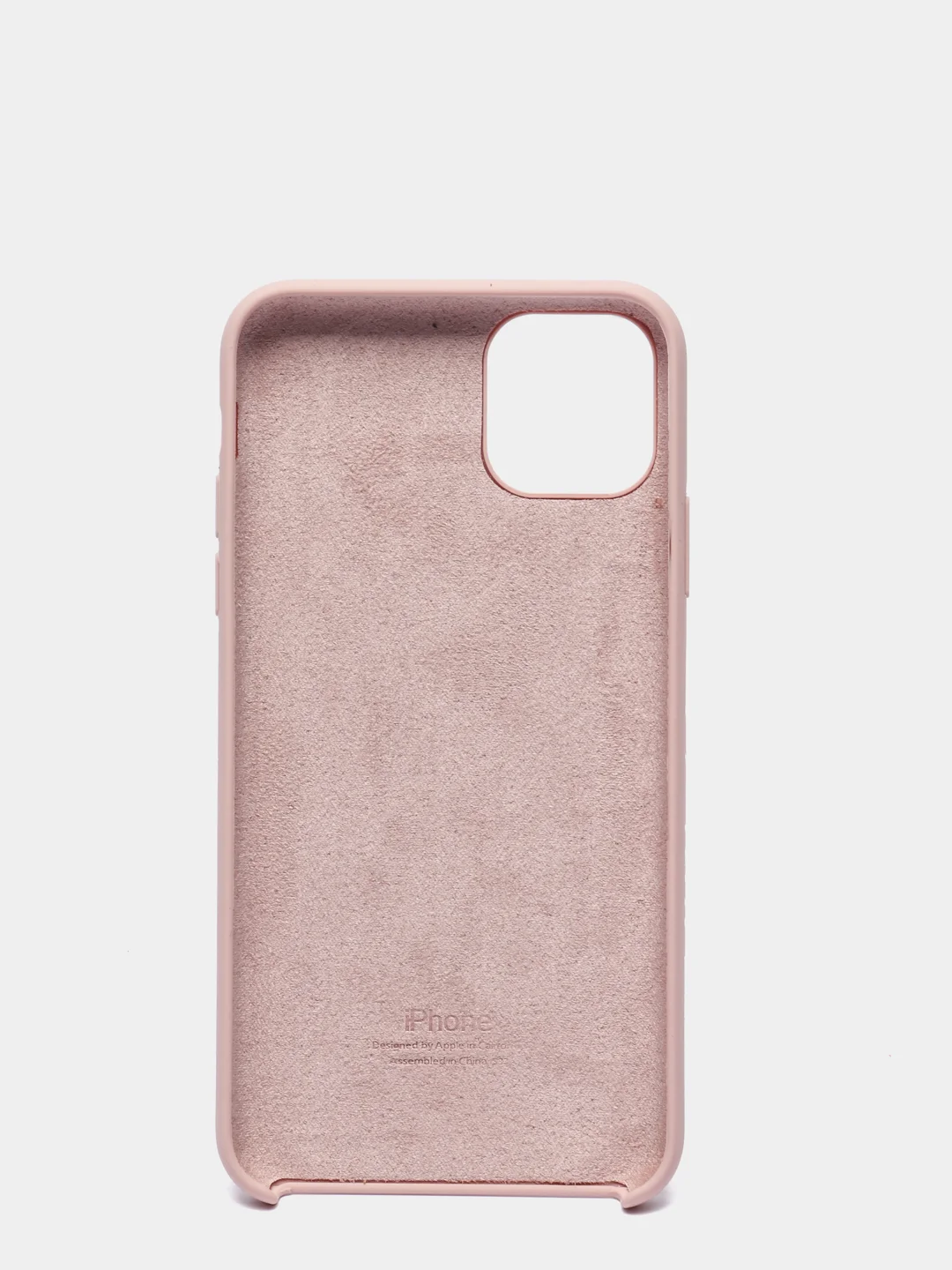 Бежевый меланж чехол Silicone Case для iPhone 11 Pro Max, силиконовый на айфон