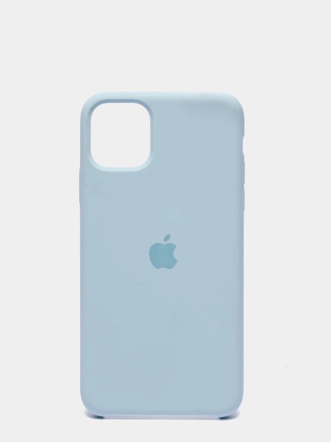 Голубой чехол Silicone Case для iPhone 11 Pro Max, силиконовый на айфон
