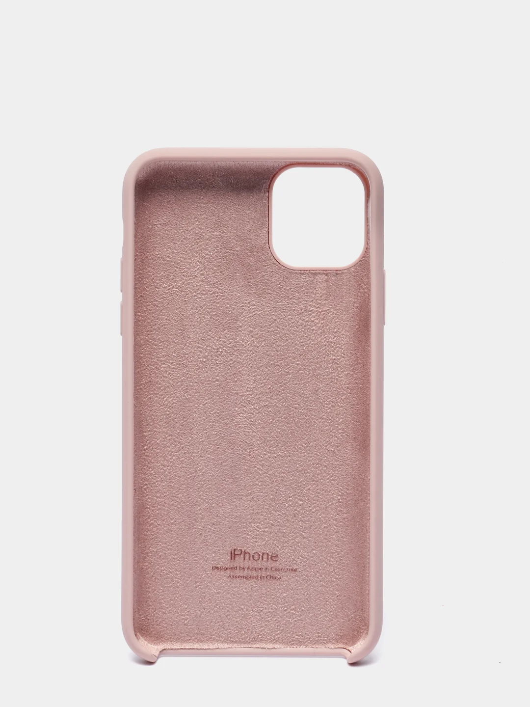 Бежевый чехол Silicone Case для iPhone 11 Pro Max, силиконовый на айфон