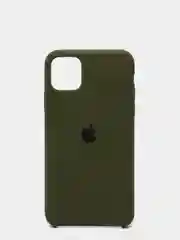 Зеленый чехол Silicone Case для iPhone 11 Pro Max, силиконовый на айфон