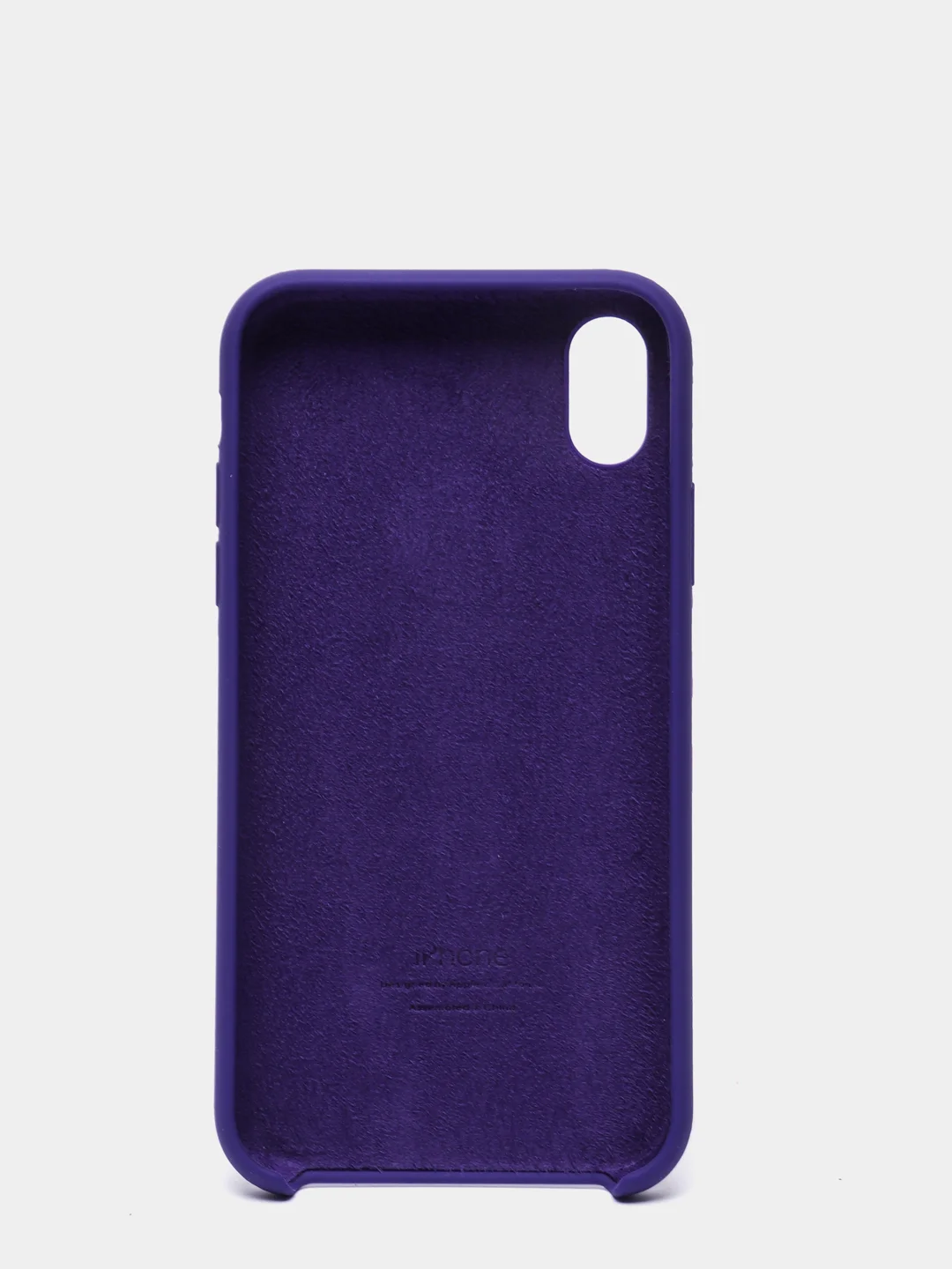Аметистовый чехол Silicone Case для iPhone XR