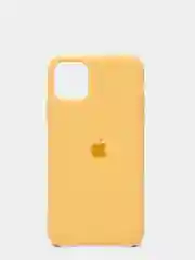 Желтый чехол Silicone Case для iPhone 11 Pro Max, силиконовый на айфон