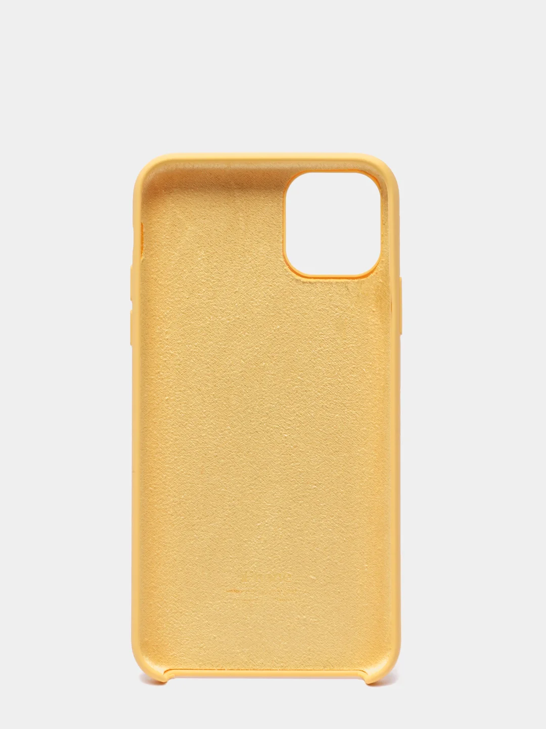 Желтый чехол Silicone Case для iPhone 11 Pro Max, силиконовый на айфон