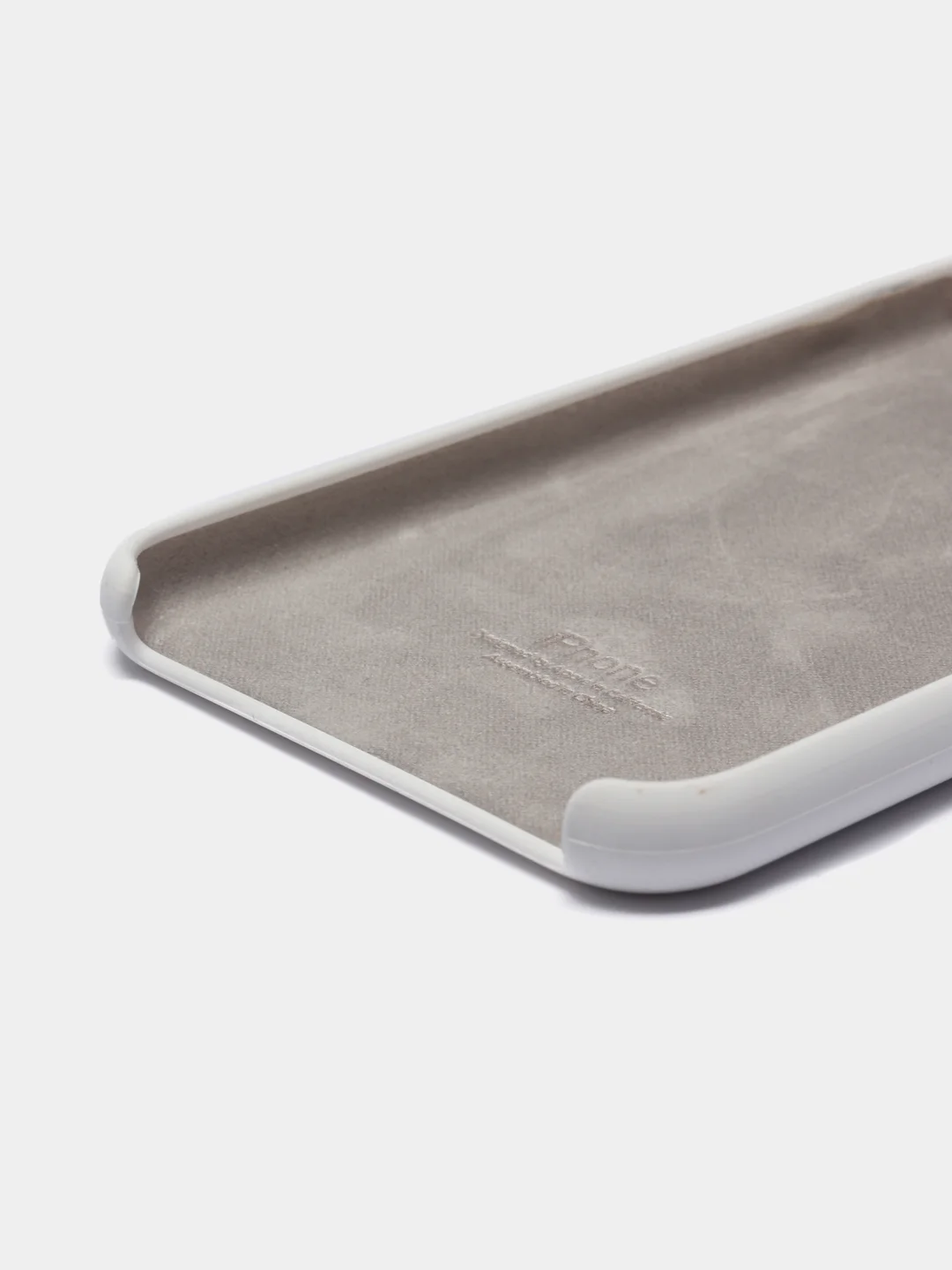 Белый чехол Silicone Case для iPhone 11 Pro Max, силиконовый на айфон