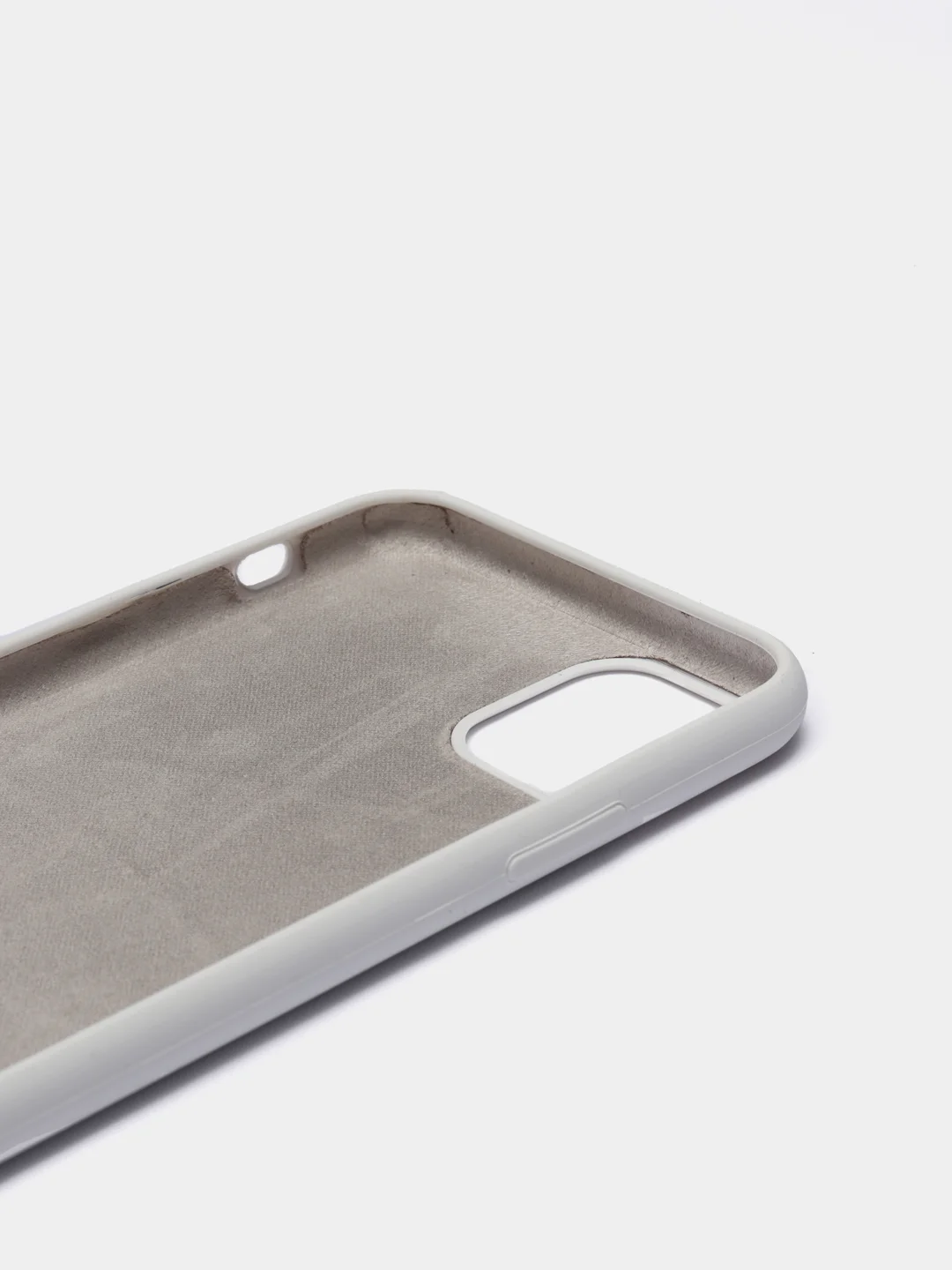Белый чехол Silicone Case для iPhone 11 Pro Max, силиконовый на айфон