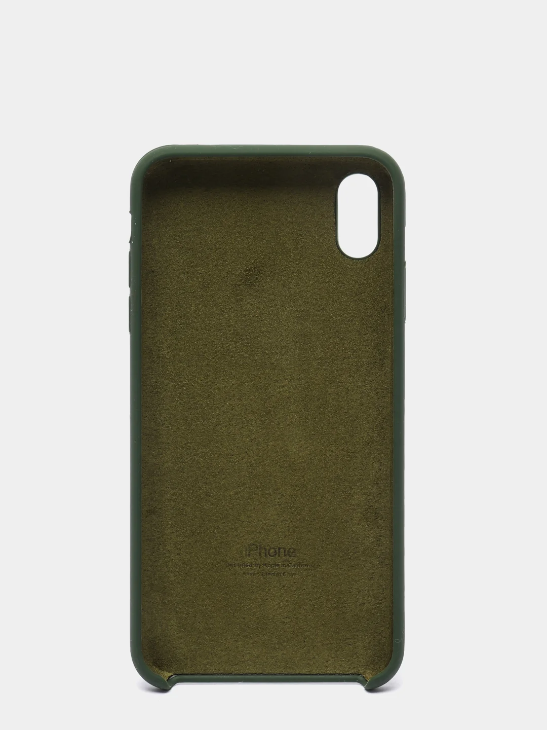 Зеленый чехол Silicone Case для iPhone XS Max