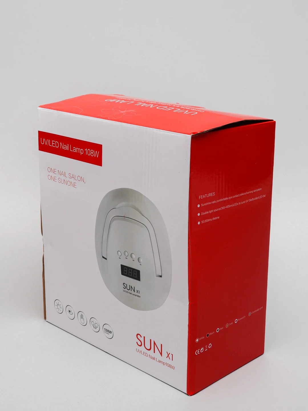 Лампа для маникюра и педикюра 108w Sun X1 UV/LED
