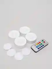 Желтый светодиодный светильник 13-ти цветный RGB c пультом ДУ 1+3, 1+4, 1+6