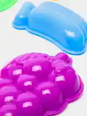 Синий набор формочек для песка Море, Фрукты