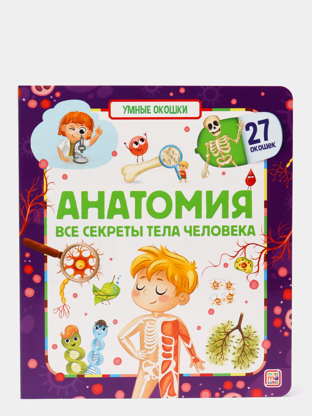 Зеленый книга "Умные окошки" malamalama
