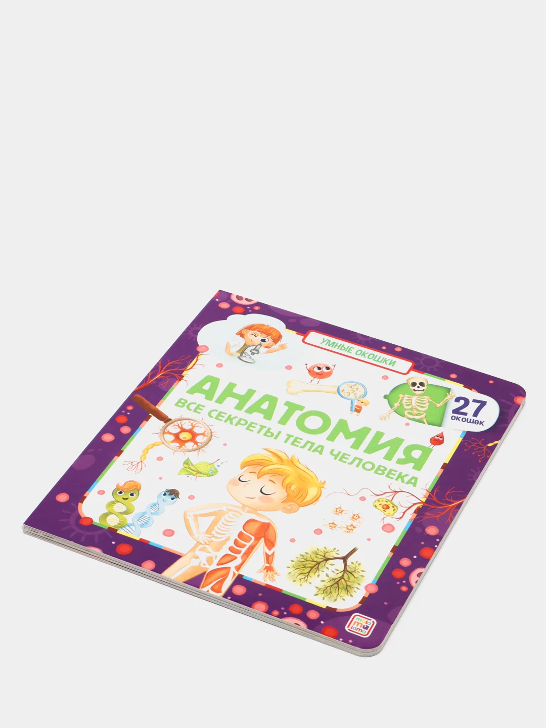 Зеленый книга "Умные окошки" malamalama