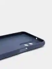 Синий чехол для Samsung Galaxy A23 (Самсунг Галакси А23), прозрачный