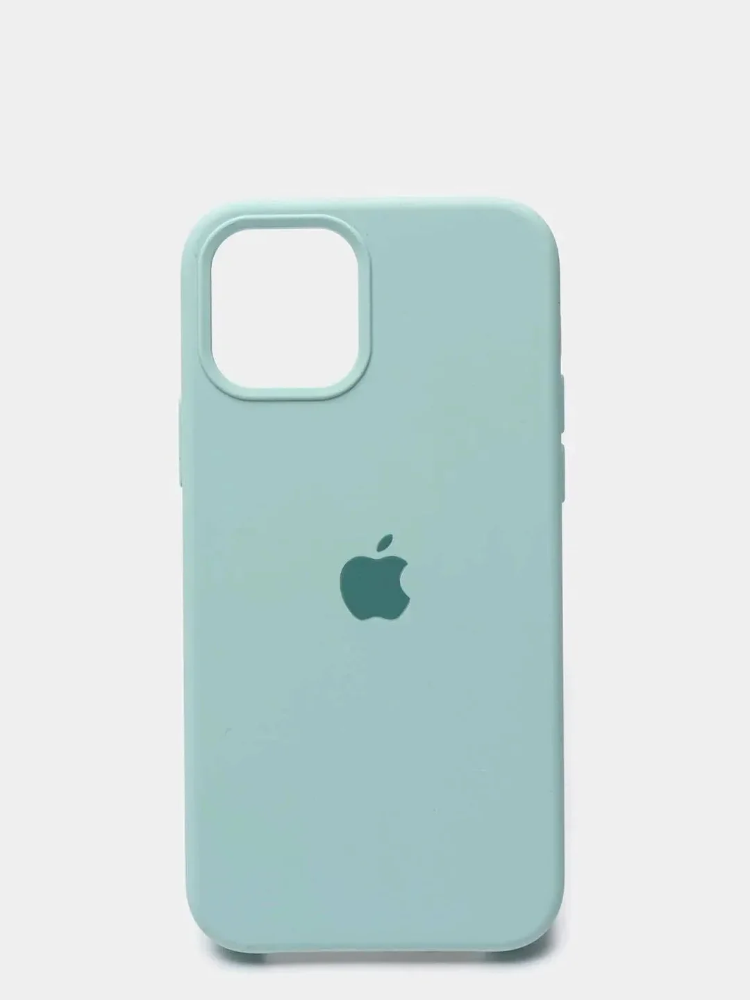 Бирюзовый чехол Silicone Case для iPhone 12, 12 Pro
