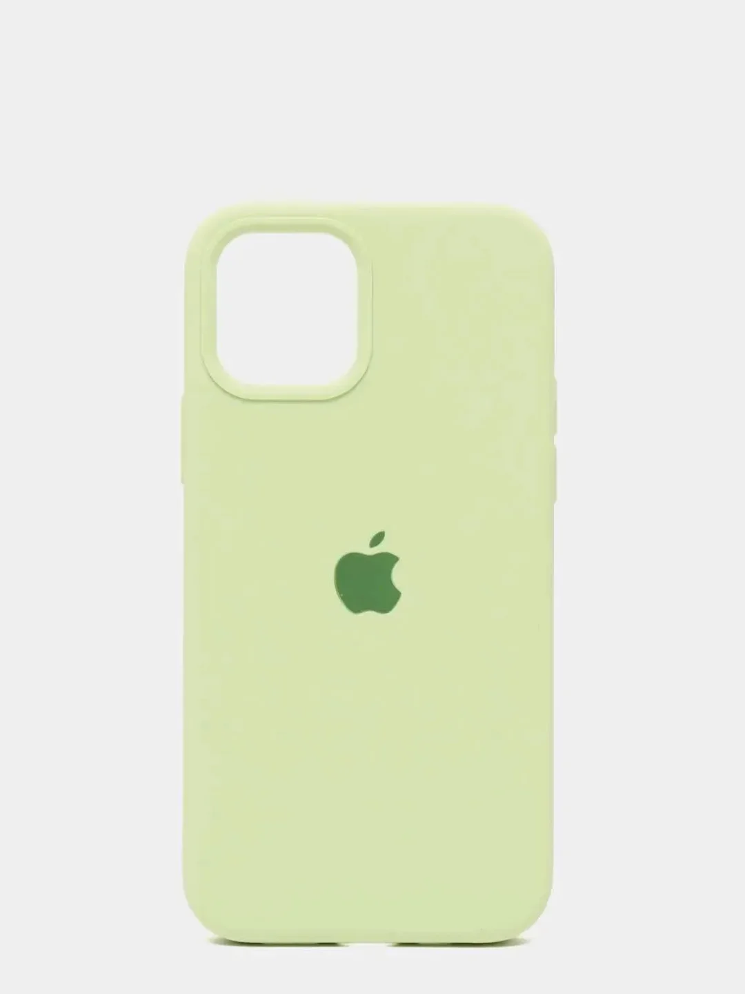 Оливковый чехол Silicone Case для iPhone 12, 12 Pro