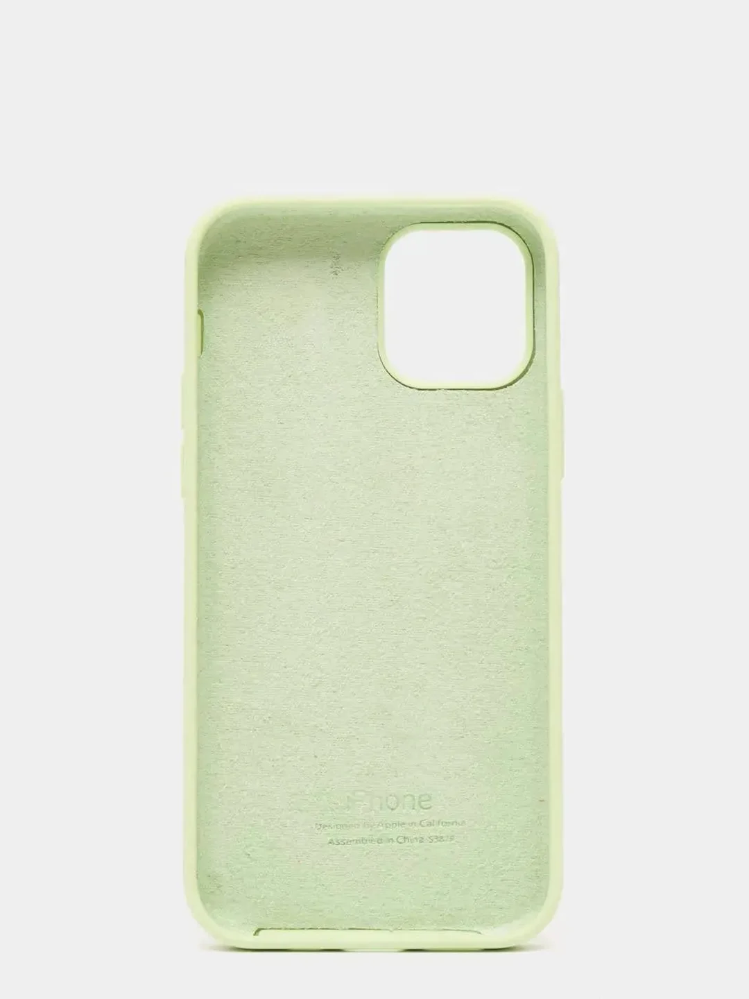 Оливковый чехол Silicone Case для iPhone 12, 12 Pro