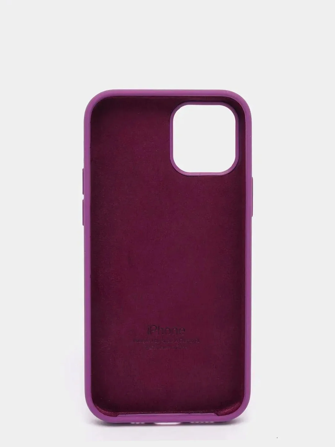 Пурпурный чехол Silicone Case для iPhone 12, 12 Pro
