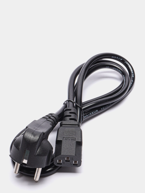 Сетевой шнур питания, кабель ATcom AT6988 CEE 7/7- IEC 320 C13 (0.5 мм) 1.2 м