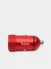 Красный автомобильное зарядное устройство HOCO Z32, быстрая зарядка QC3.0, 1 x USB, 3A, 18W