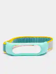Золотой ремешок нейлоновый для Xiaomi mi band 4/5/6/7, на липучке, Сяоми ми банд