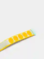 Золотой ремешок нейлоновый для Xiaomi mi band 4/5/6/7, на липучке, Сяоми ми банд
