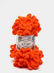 Коралловый пряжа Alize Puffy петельки