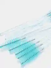 Бирюзовый щеточки для ресниц и бровей