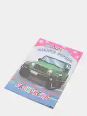 Фуксия раскраски  с образцами для раскрашивания для мальчиков 4-7 лет.Формат 20 х 14 см, 12 стр