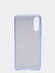 Синий чехол силиконовый с блестками для Samsung Galaxy A50 / A50s / A30s Противоударный чехол