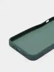Зеленый чехол на iPhone 11, 13, 12, XR, Pro, Max, Mini, бархатный
