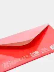 Фуксия конверт-открытка для денег