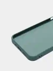 Зеленый чехол на iPhone 11, 13, 12, XR, Pro, Max, Mini, бархатный