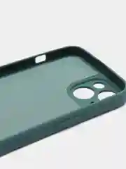 Зеленый чехол на iPhone 11, 13, 12, XR, Pro, Max, Mini, бархатный