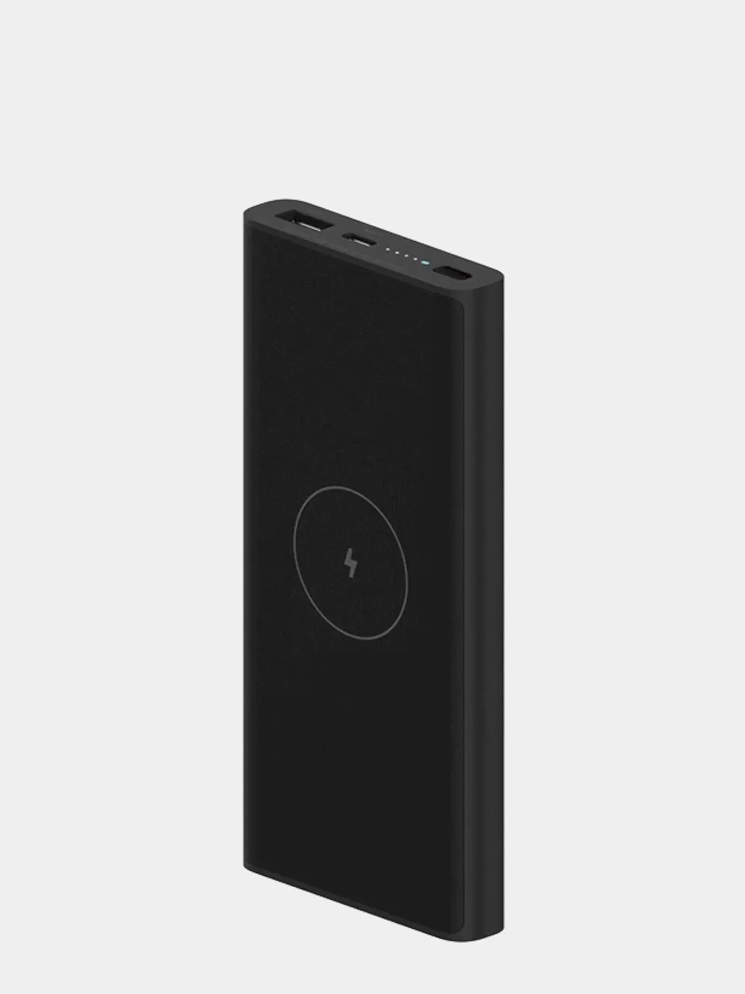 Внешний аккумулятор беспроводной Xiaomi Mi Wireless Power Bank, 10000мAч, черный, BHR5460GL