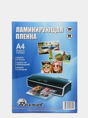 Revcol, пленка Ревкол глянцевая для ламинирования A4 (216*303), 80 мкм, 100 конвертов