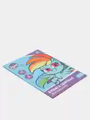 Бумага цветная двусторонняя, А4, 16 л., 8 цв., My little pony