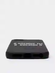 Синий силиконовый чехол с надписями для iPhone X/Xs, Xr, 11, 12/12Pro, 13/13Pro, 14/14Pro