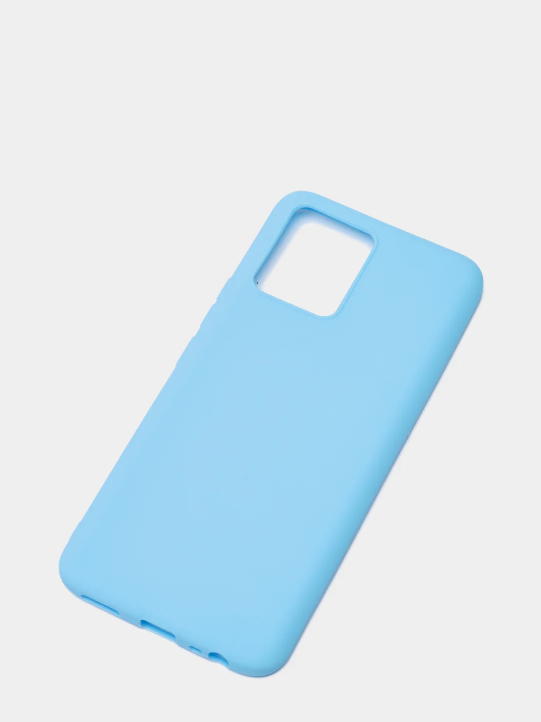 Голубой чехол Realme 8 / Realme 8 Pro Реалми 8 / 8 Про силиконовый цветной матовый