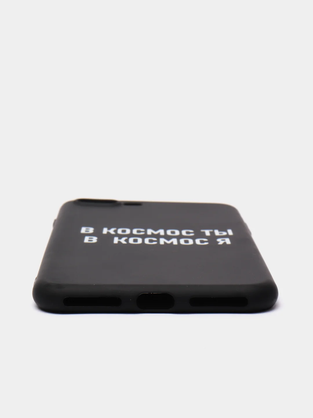 Синий силиконовый чехол с надписями для iPhone X/Xs, Xr, 11, 12/12Pro, 13/13Pro, 14/14Pro