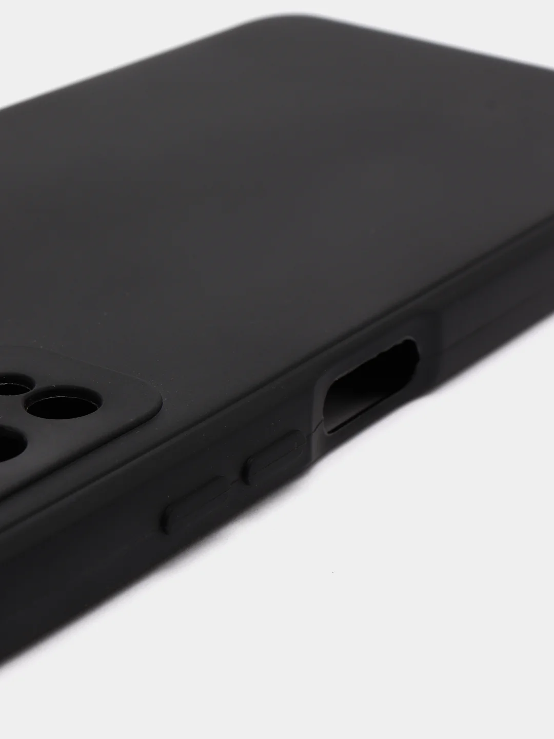 Черный чехол с защитой камеры и бархатом внутри Xiaomi Poco M3 pro, Redmi Note 10T