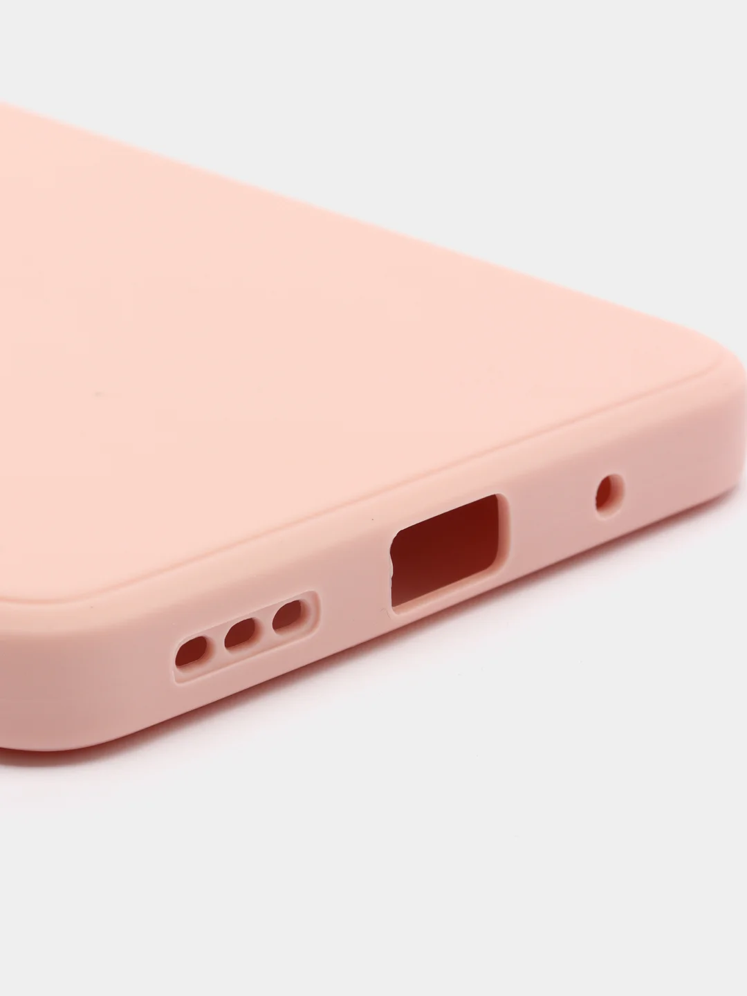 Розовый чехол с защитой камеры и бархатом внутри Xiaomi Poco M3 pro, Redmi Note 10T