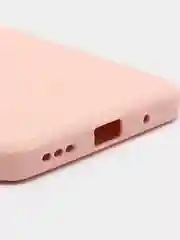 Розовый чехол с защитой камеры и бархатом внутри Xiaomi Poco M3 pro, Redmi Note 10T
