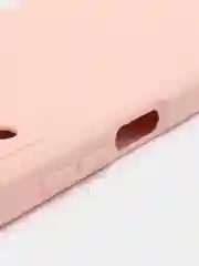 Розовый чехол с защитой камеры и бархатом внутри Xiaomi Poco M3 pro, Redmi Note 10T