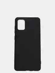Черный чехол с бархатом внутри Samsung A71