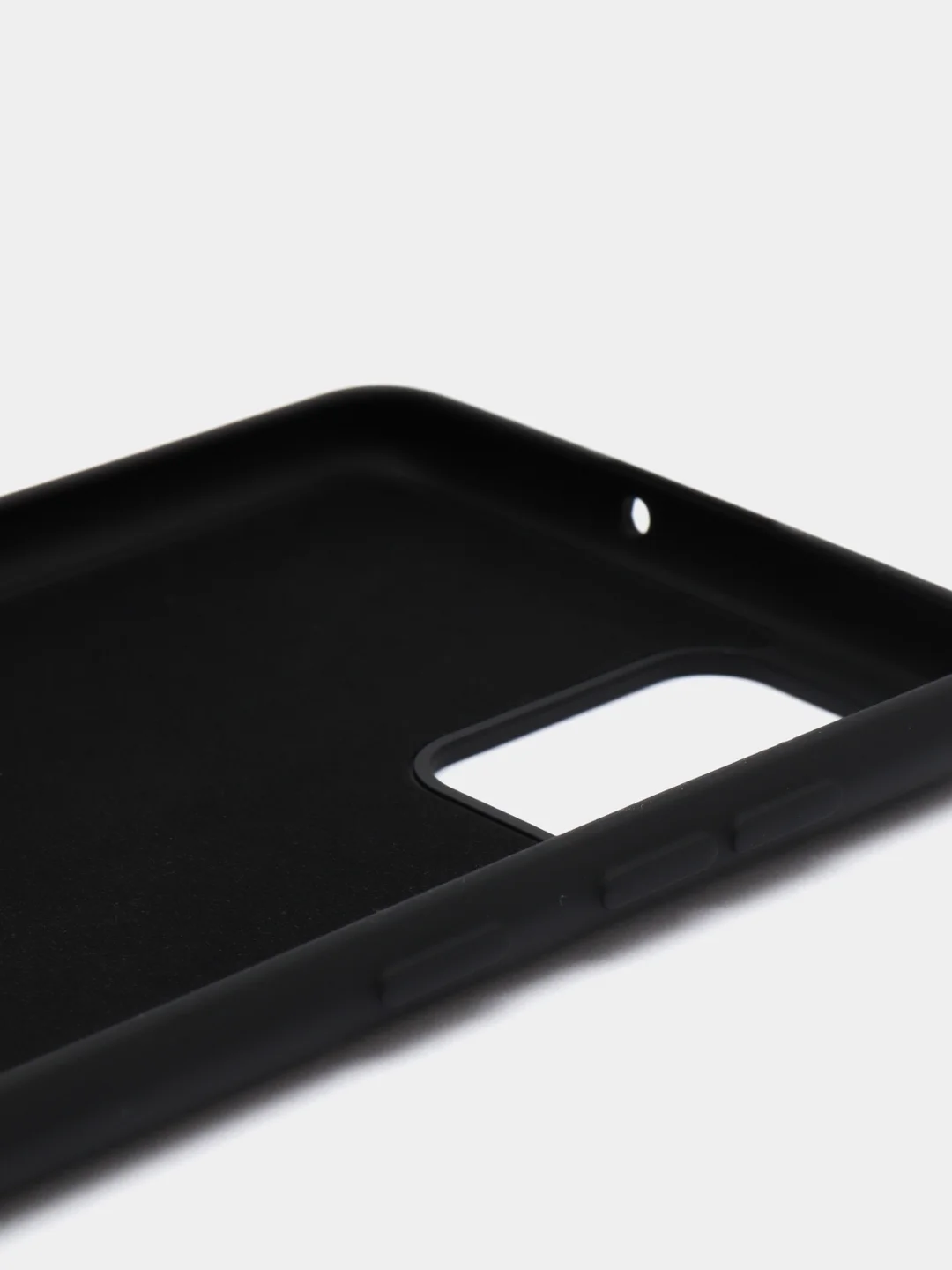 Черный чехол с бархатом внутри Samsung A71