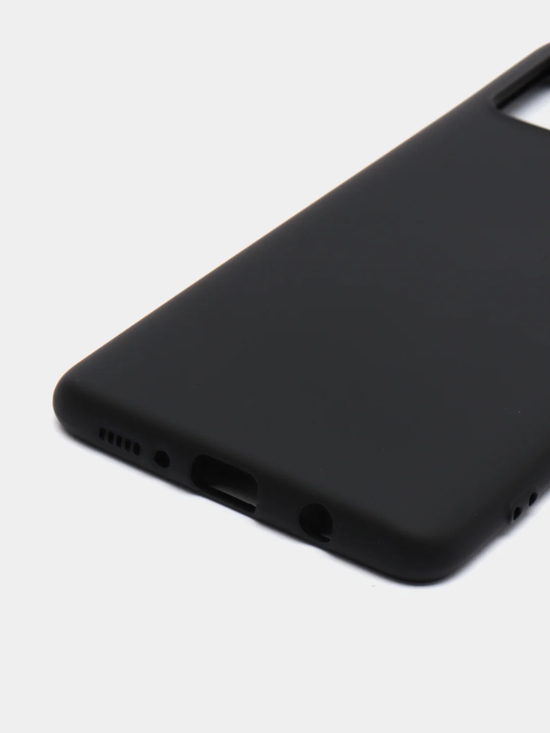 Черный чехол с бархатом внутри Samsung A71